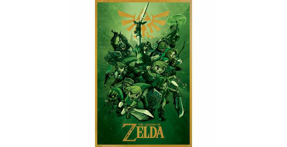 Постер The Legend Of Zelda (Link)